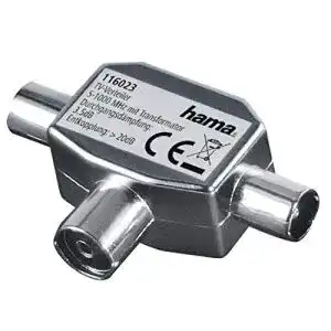 Antennenverteiler hama antennen verteiler koax kupplung