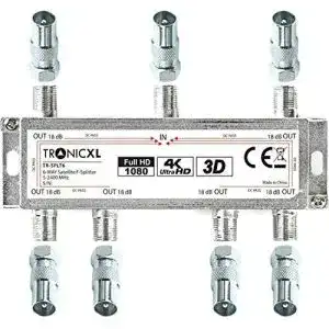 Antennenverteiler tronicxl 6fach bk verteiler premium tv kabel
