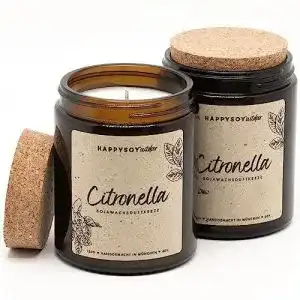 Anti muecken kerze happysoy citronella kerze aus sojawachs