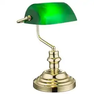 Antik lampe globo nostalgie antik retro tisch lampe banker