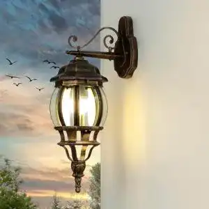 Antik lampe licht erlebnisse aussenlampe wand terrasse