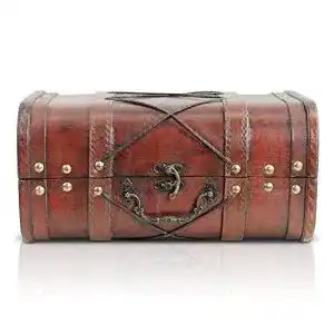 Antik truhe brynnberg schatztruhe 28x18x14cm koffertruhe