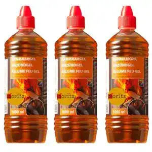 Anzuender moritz 3x 1000 ml grill gel fuer alle arten von kohle