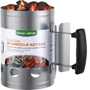Anzuendkamin beau jardin 28x18cm rapidfire grillen kohle