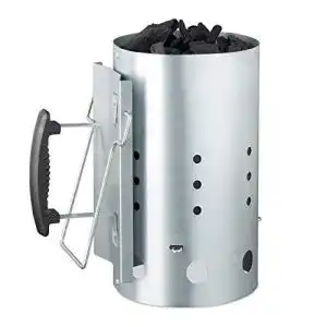 Anzuendkamin relaxdays xl aus stahl grillkohleanzuender fuer bbq