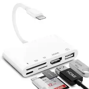 Uniytriox Lightning auf HDMI USB Adapter für iPhone und iPad