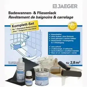 Badewannenlack jaeger fliesen badewannen lack reinweiss