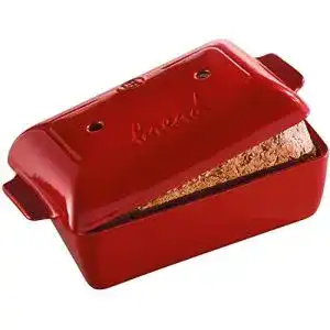 Brotbackform keramik emile henry brotlaib baecker keramik rot