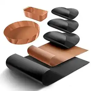 Dauerbackfolie edarto grillmatte backunterlage backpapier