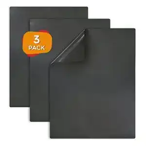 Dauerbackfolie intrend grillmatte set 3 stueck grau extra gross