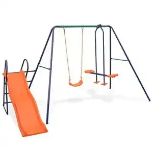Doppelschaukel mit rutsche vidaxl kinderschaukel mit rutsche