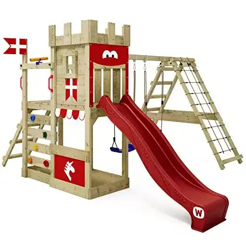Doppelschaukel mit Rutsche für Wickey Spielturm DragonFlyer