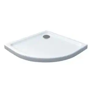 Duschwanne glasdeals duschtasse 90 x 90 cm viertelkreis
