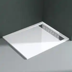 Duschwanne mai mai 80x120x5cm duschtasse weiss flach