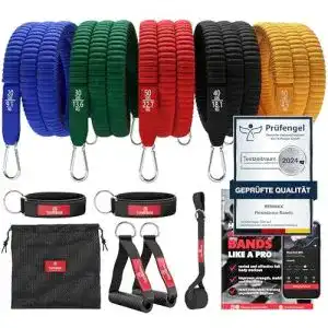 Expander baender bemaxx resistance widerstandsband set textil