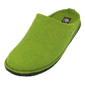 Filzpantoffeln haflinger flair soft wollfilz hausschuh grasgruen
