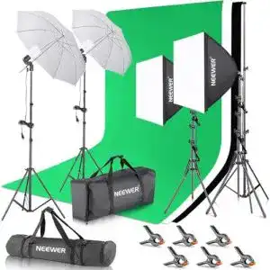 Fotostudio set neewer fotostudio set mit hintergrund