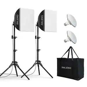 Fotostudio set raleno softboxen softbox fotostudio set