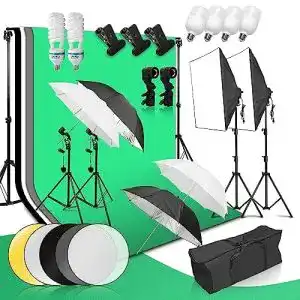 Fotostudio set zingbabu fotostudio set 50x70cm softbox 2x3m