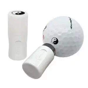 Golfballstempel asbri golf ying yang ballstempel schwarz