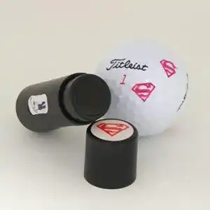 Golfballstempel db spares superman design