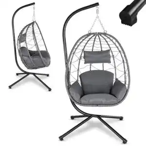Haengesessel rattan juskys haengesessel aria mit gestell 1