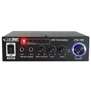 Hifi verstaerker chilitec cta 100 cinch aux in 100 watt verstaerker