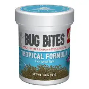 Insektenmehl fluval bug bites tropical micro granules fish food