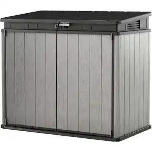 Keter gartenhaus keter elite store geraetehaus 1150 l grau braun