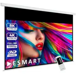 Kontrastleinwand esmart professional mimoto motor leinwand