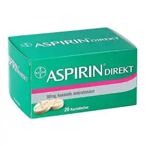Kopfschmerztabletten bayer aspirin direkt kautabletten 20 st
