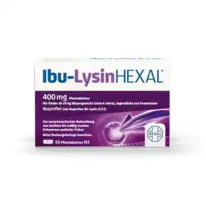 Kopfschmerztabletten hexal ibu lysin 684 mg filmtabletten 50 st