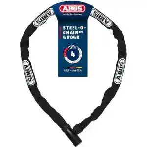 Leichtes fahrradschloss abus kettingslot steelochain 4804k 75