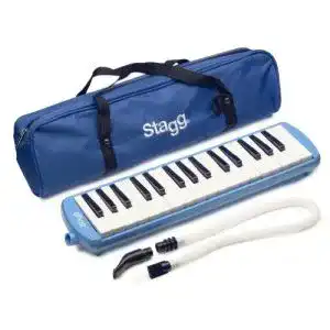 Melodica stagg melosta32bl 32 noten mit tasche blau