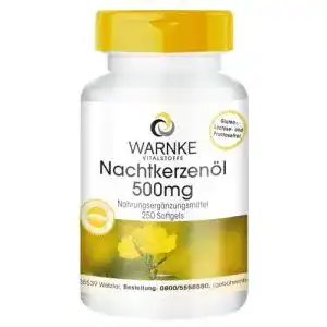 Nachtkerzenoel warnke vitalstoffe 500mg 250 softgel