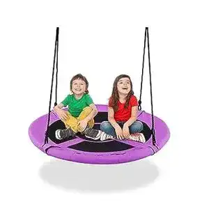 Nestschaukel goplus outdoor o100cm kinder schaukel