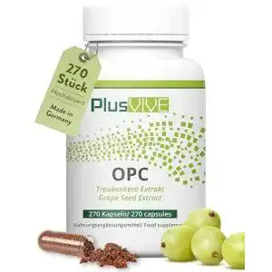 Opc plusvive traubenkernextrakt kapseln hochdosiert 270 kaps