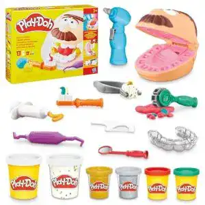 Play doh play doh zahnarzt dr wackelzahn bastel set 8 x 56g