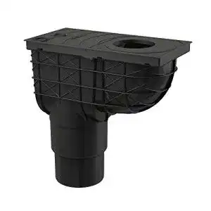 Regensinkkasten alcaplast regenrohrablauf senkrecht
