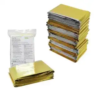 Rettungsdecke medi inn gold silber 160 x 210 cm