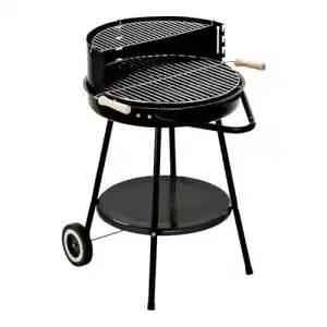 Rundgrill grillchef holzkohlegrillwagen corso emaillierte