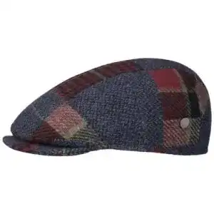 Schiebermuetze lierys capri merino patchwork flatcap