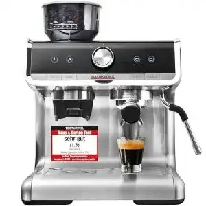 Siebtraegermaschine gastroback espresso mit mahlwerk