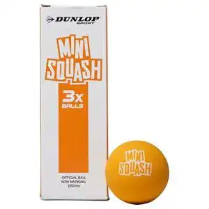 Dunlop Mini Play Squashbälle für Kinder im Alter von 7-10 Jahren