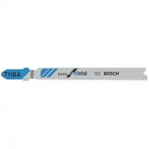 Stichsaegeblaetter metall bosch 5x t 118 a basic for metal