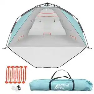 Strandmuschel familie active era luxus strandzelt mit uv schutz
