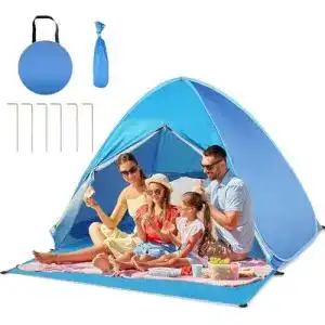 Strandmuschel familie yingjee pop up strandzelt faltbar