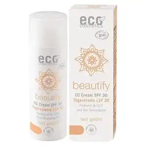 Tagescreme mit lsf 30 eco cosmetics bio cc cream getoent