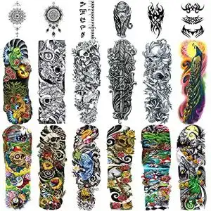 Temporaere tattoos konsait temporaer taetowierung schwarz tattoo 1