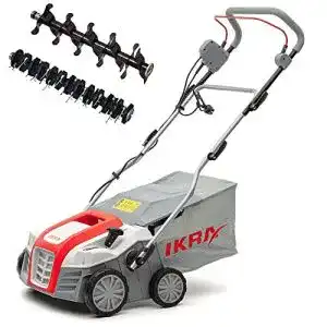 Vertikutierer ikra elektro rasenluefter ievl 1840 fangkorb 55l